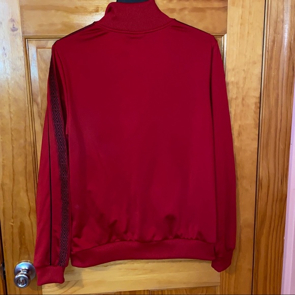 Umbro Men’s Red Medium Zip Up Blouson Jacket - Picture 2 of 6